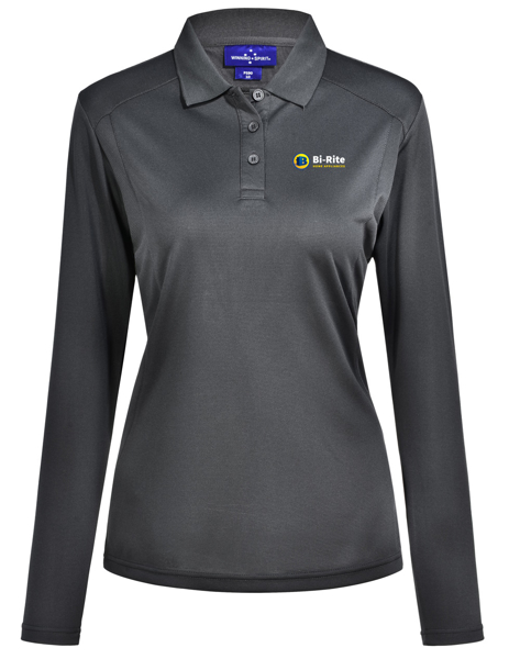 Picture of Ladies Lucky Bamboo Long Sleeve Polo