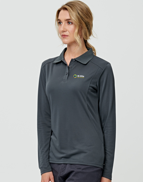 Picture of Ladies Lucky Bamboo Long Sleeve Polo